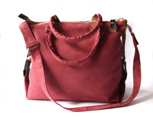 torba - cherry red&leather - elfagado