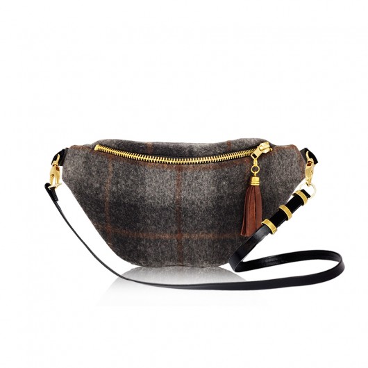 Tartan - nerka na skórzanym paseczku anacomito