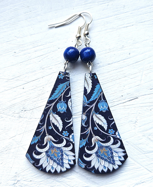 kolczyki drewniane Tureckie smaki