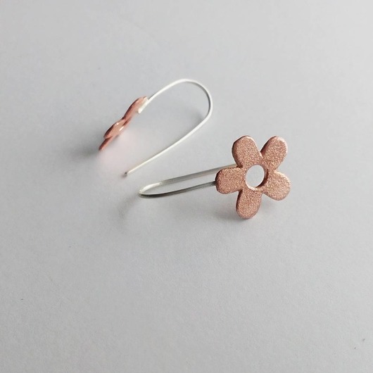 kolczyki srebrne Kolczyki srebrne KWIAT