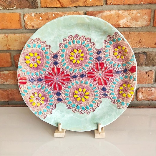 patery i talerze Talerz ceramiczny Folk XL