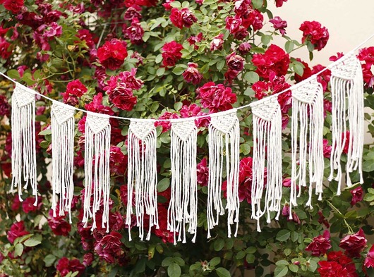 Girlanda makrama w stylu boho SisFox