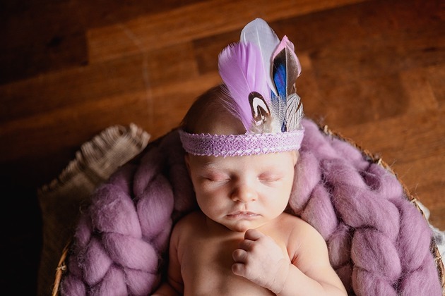 ozdoby do włosów dla dzieci Opaska Indiańska baby girl