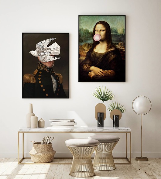 plakaty Zestaw plakatów - Commander i Mona Lisa