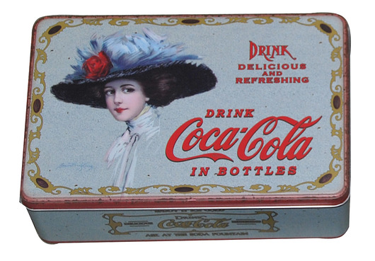 Puszka prostokątna Coca-Cola jasniniebieska MIA home