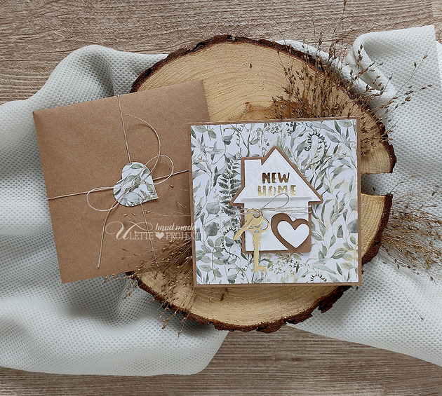 kartki scrapbooking Kartka parapetówka, na nowy dom