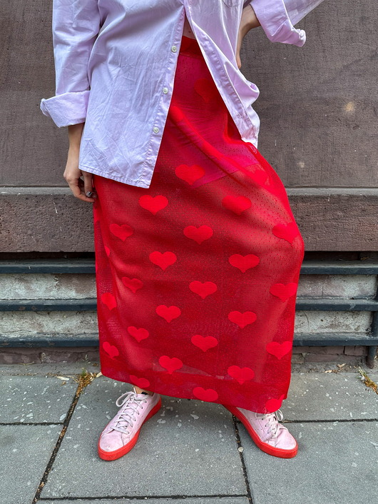 spódnice maxi Spódnica Heart of Red