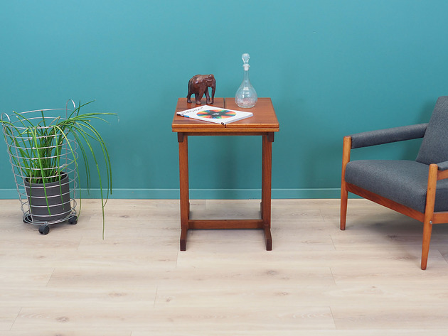 stoliki kawowe Stolik mahoniowy, duński design, lata 70, produkcja: Dania