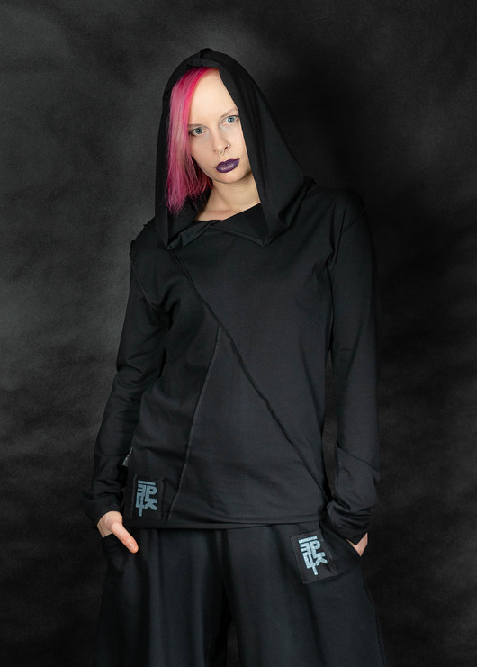 t-shirt damskie Bluzka simple z długim rękawem