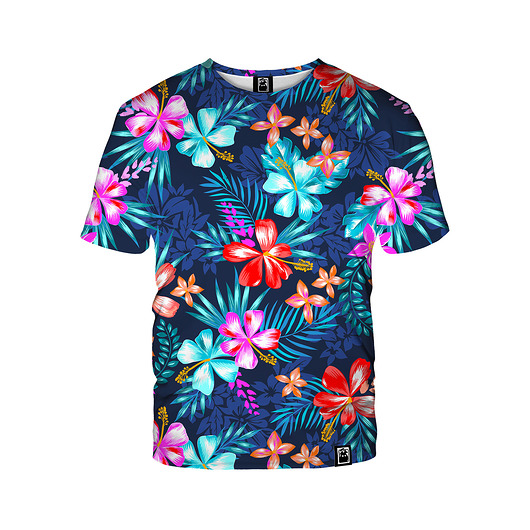t-shirt damskie Damski T-shirt DR.CROW Colorful Flower