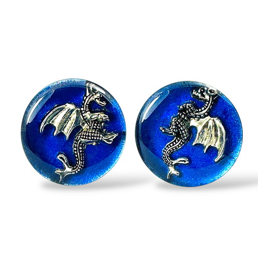 spinki do mankietów Spinki do mankietów - SMOKI (BLUE)