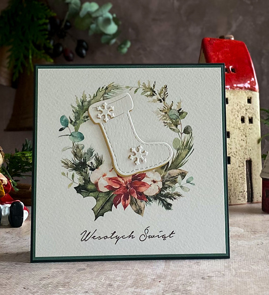 kartki świąteczne Personalizowana kartka na Boże Narodzenie, BN 22E