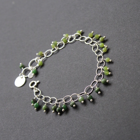 bransoletki z kamieni naturalnych Bransoletka Zielonooka