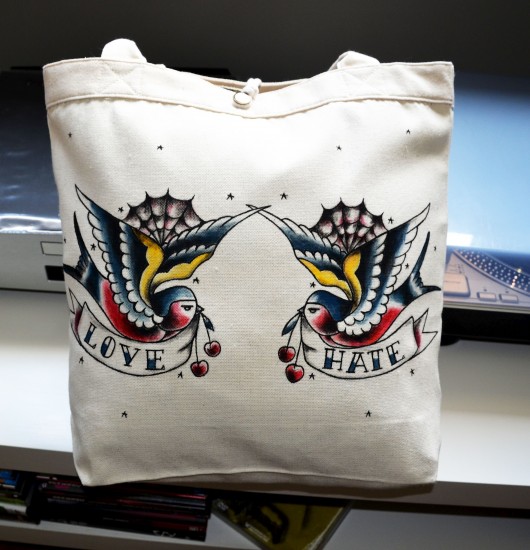 Traditional tattoo bag,eco,zakupy xxl MadMoiselle Hooch