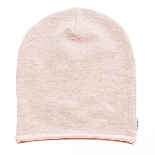 Czapka Beanie DRES Pudrowy Róż Grafit Melanż CADOaccessories
