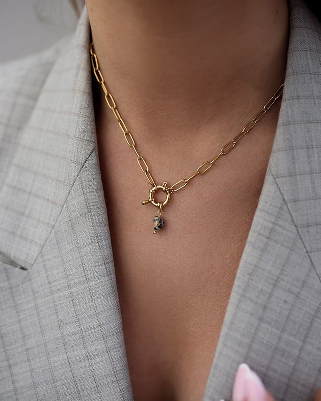 bransoletki - inne Jaspis dalmatyński