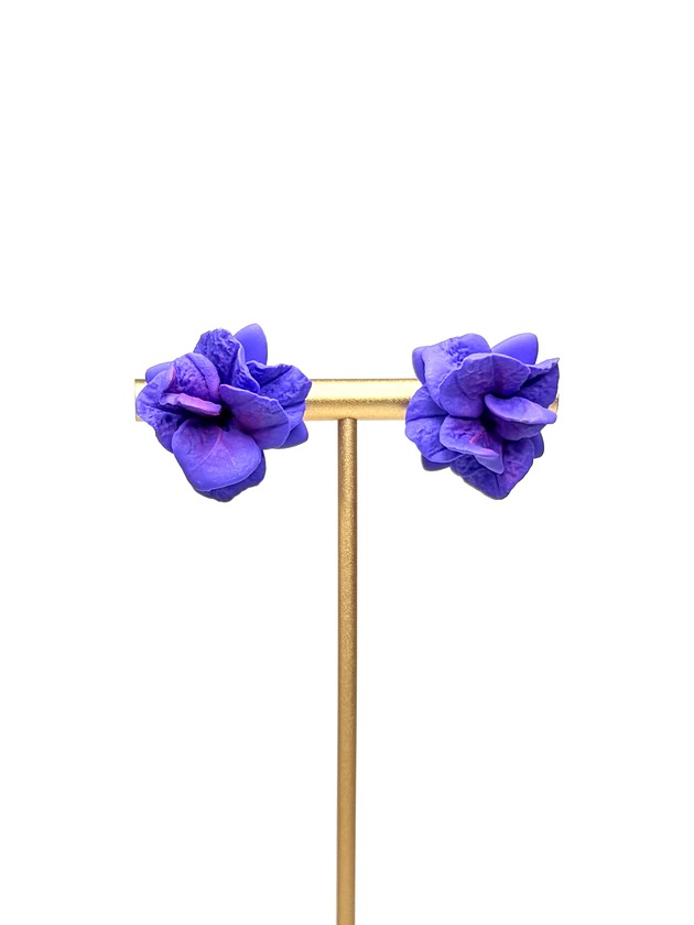 kolczyki z masy plastycznej Kolczyki kwiaty FLORA