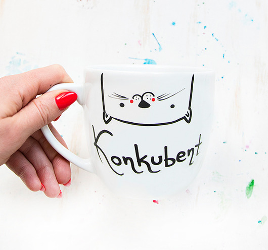 Konkubent - kubek porcelanowy miamilu