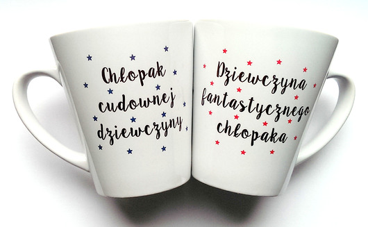 Kubki LATTE CHŁOPAK DZIEWCZYNA FarrowDesign