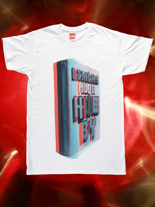 t-shirty męskie koszulka DZIAŁKA MOJE HOBBY ANAGLIF 3D tshirt