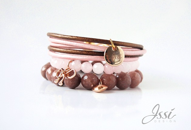 bransoletki z kamieni naturalnych Sugar Coated   Set