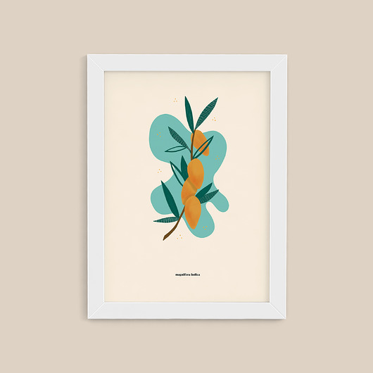 plakat / mango / 30x40 cm Magdalena Morzuch