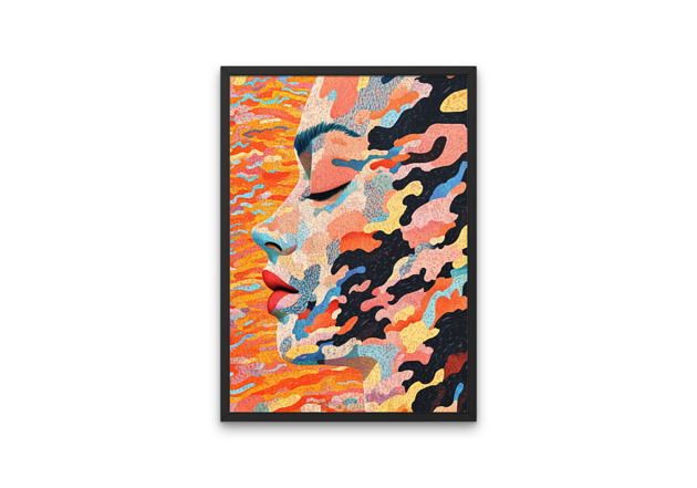 plakaty Plakat - Facial colors