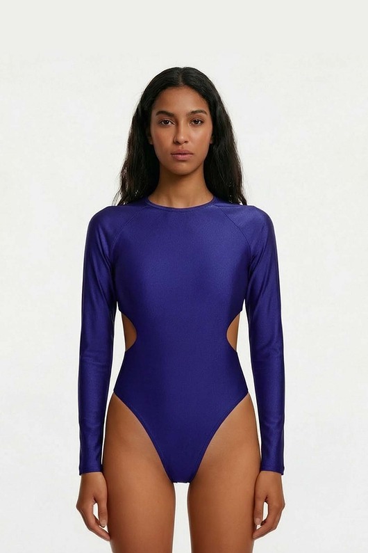 stroje kąpielowe i kostiumy kąpielowe damskie Temara Swim & Surf Suit  Majorelle Blue Kostium jednoczęściowy