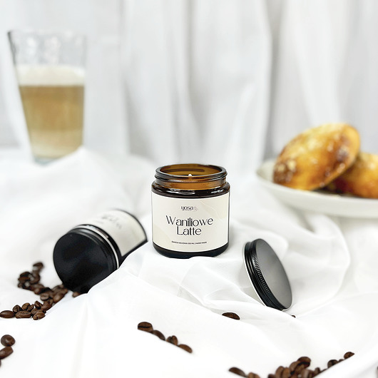 świece zapachowe Świeca Sojowa Waniliowe Latte 120 ml