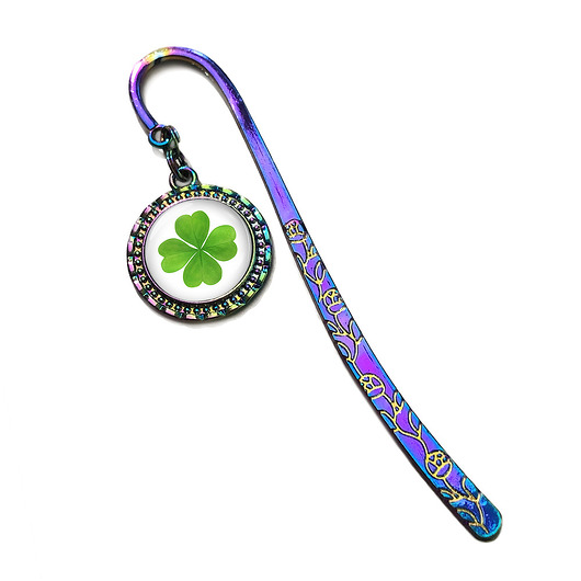 zakładki do książek Kolekcja Starlight - zakładka - koniczynka