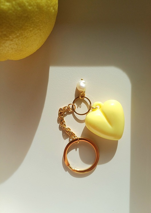 breloki Brelok serce - stal szlachetna