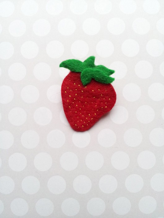 Truskawkowa brocha!:) Ja Cię Broszę