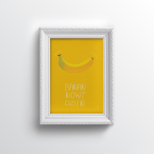grafiki i ilustracje BANAN Nowy Dzień.