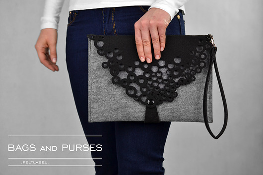 GreyLetter felt label