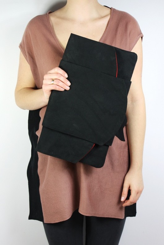 Kopertówka XL Classic black + red Zuzia Górska