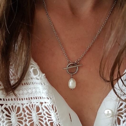 łańcuszek z zapięciem z przodu LEI handmade 