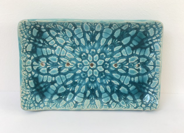 koronkowa  mydelniczka ceramiczna Ceramika Ana