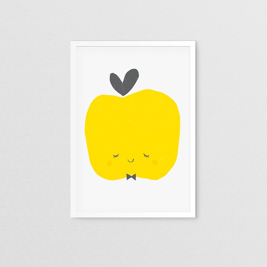Mr Apple Y. | plakat A3 milostudio