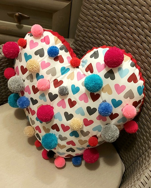 poduszki plecione Poduszka - Walentynkowe Love