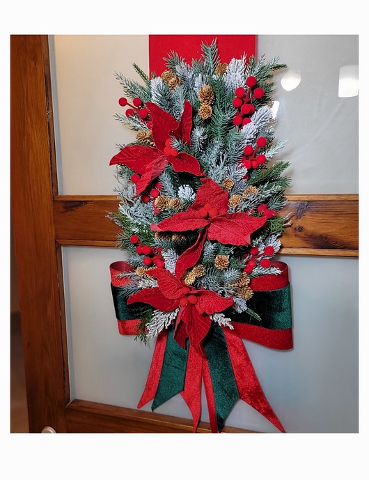 dekoracje świąteczne Dwustronna dekoracja na drzwi