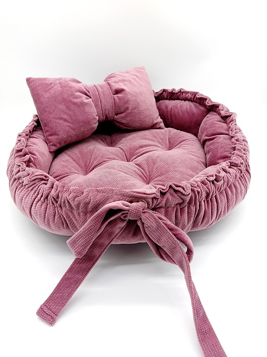 legowiska dla psów i kotów Legowisko VELZU 2w1 Amarant