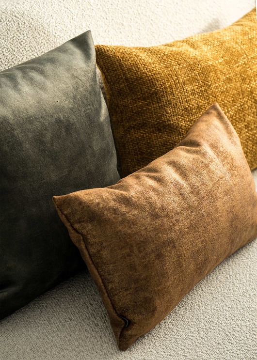 poduszki gładkie Zestaw poduszek dekoracyjnych Coco+Glossy+Stone