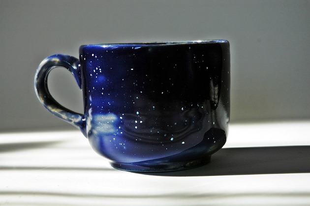 Kubek Galaktyczny granatowy Ceramiczności