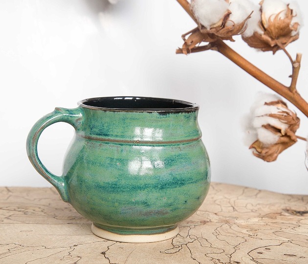 kubki Kubek ceramiczny ręcznie wykonany