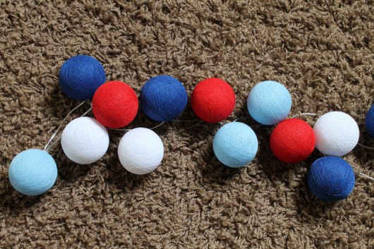 Cotton Ball Lights Sailor 10 kul cottonove love