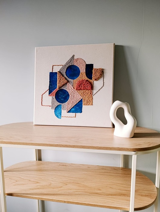 obrazy Abstrakcyjny obraz "Geometria" NA ZAMÓWIENIE