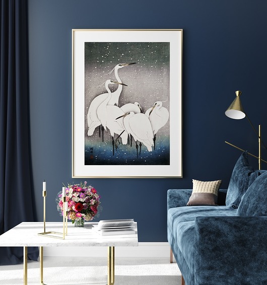 Plakat Białe ptaki  HOG STUDIO