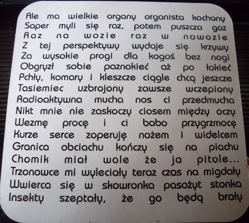 podkładam się pod gorące i wrzące ruda klara