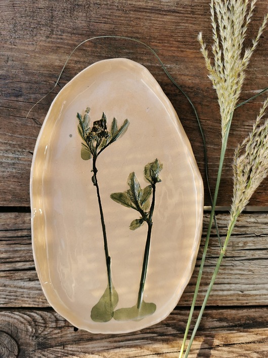 Podstawki pod kadzidełka Talerz Ceramiczny Zielnik