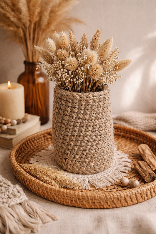 kosze do przechowywania Wazon-koszyk